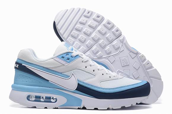 Nike Air Max BW Men's Shoes White Blue Navy-28 - Click Image to Close
